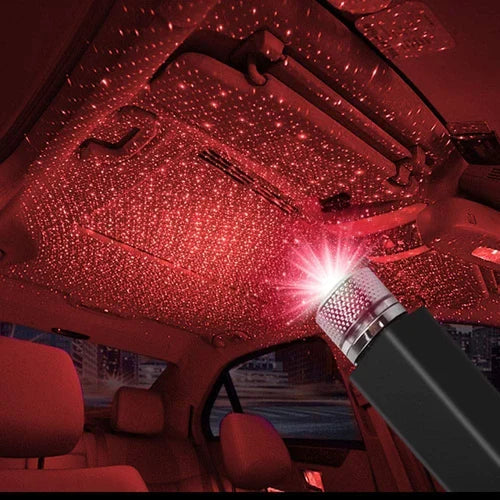 Car Starry Sky Projector USB Directly Connected – Ambient Galaxy Light جهاز عرض السماء المرصعة بالنجوم للسيارة بتوصيل USB مباشر – إضاءة مجرة مميزة