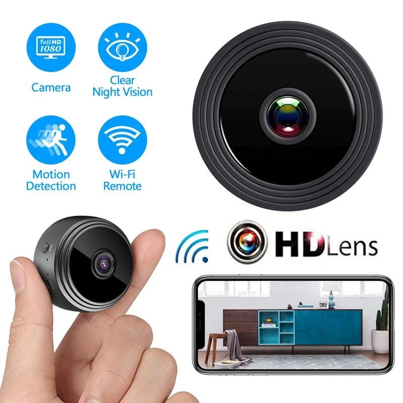 A9 Mini Wireless Security Camera – Compact HD Monitoring Camera كاميرا المراقبة اللاسلكية الصغيرة A9 – كاميرا مراقبة مدمجة عالية الدقة