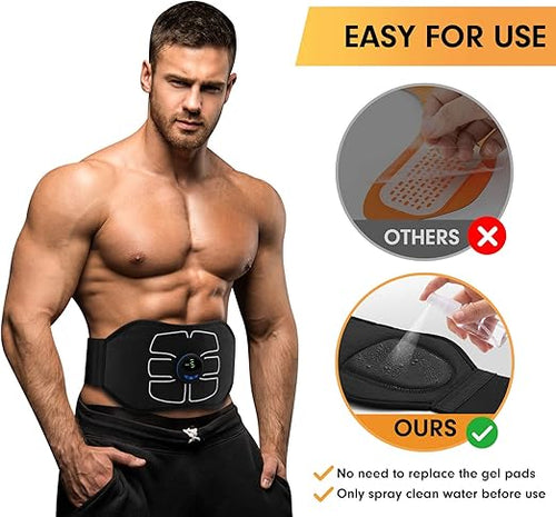 Abdominal toning belt ABS stimulator device
جهاز حزام شد البطن لتحفيز العضلات