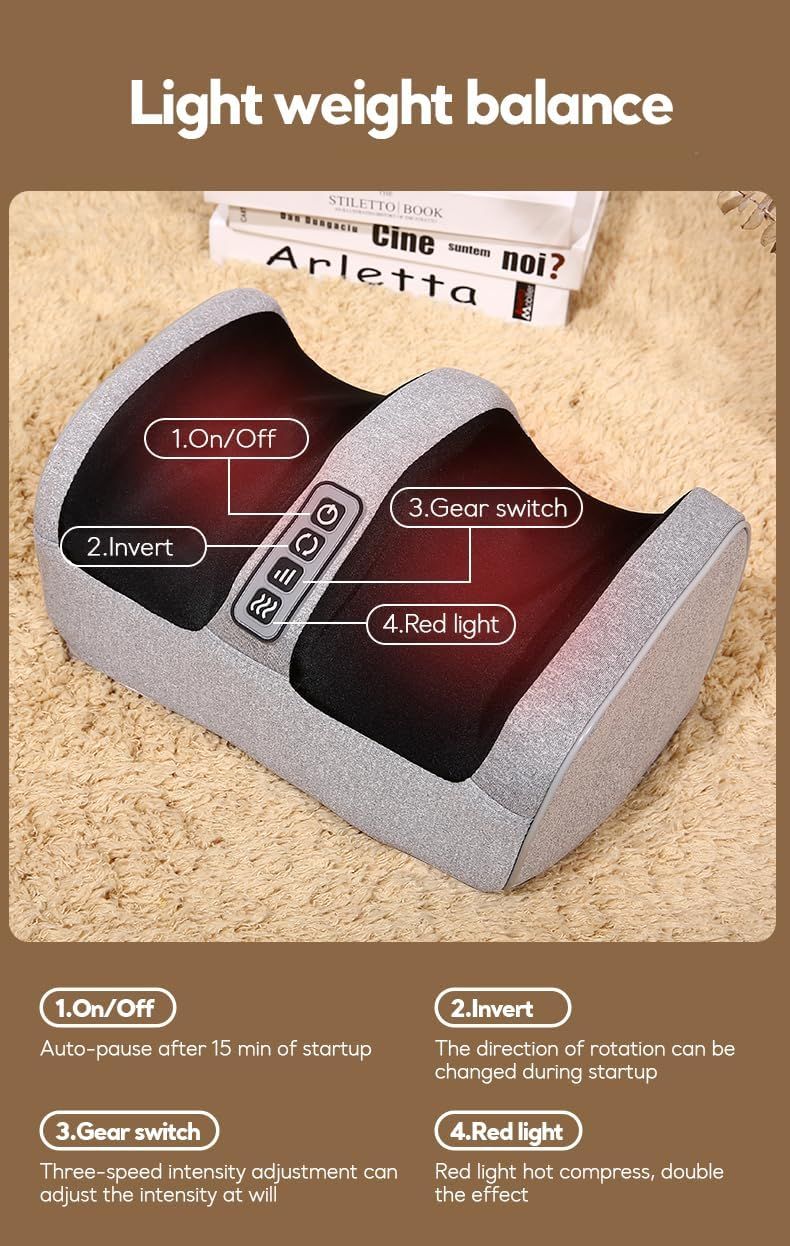 Adjustable Electric Foot Massager | جهاز تدليك قدمين كهربائي قابل للتعديل