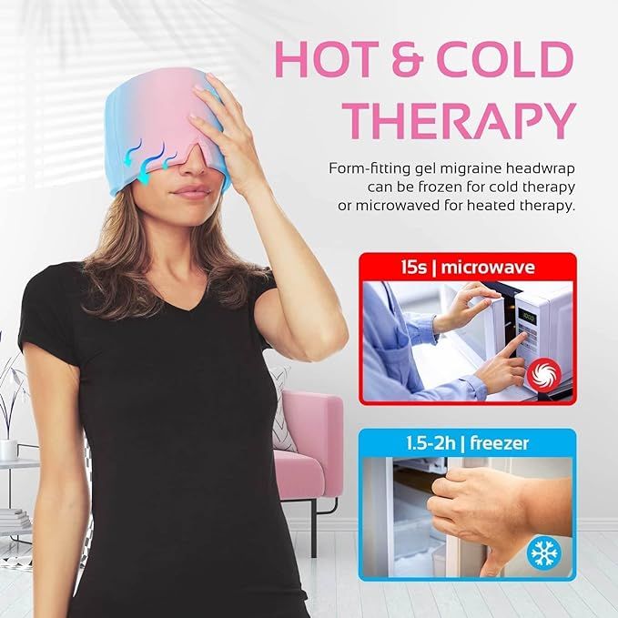 Migraine Relief Cooling Cap | قبعة تبريد لتخفيف الصداع النصفي
