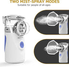 Quiet mesh inhaler nebulizer in use
جهاز نيبولايزر شبكي أثناء الاستخدام
