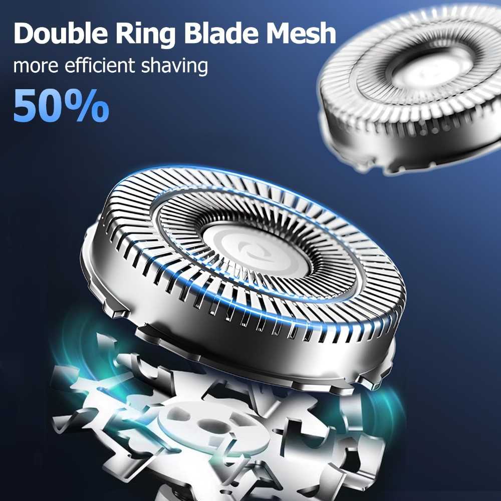 New Model Mini Dual-Head Electric Shaver – Smooth & Fast Shaving ماكينة حلاقة كهربائية صغيرة برأسين – حلاقة ناعمة وسريعة