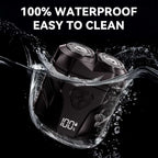 Waterproof Rechargeable Portable Shaver with Multi-Functional Display – Smooth & Smart Grooming ماكينة حلاقة محمولة مقاومة للماء وقابلة للشحن مع شاشة متعددة الوظائف – حلاقة ذكية وناعمة